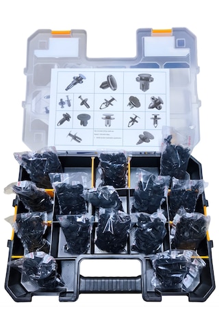 Mekanik Atölyeler İçin Klips Seti 750 Adet Kutu Hediyeli