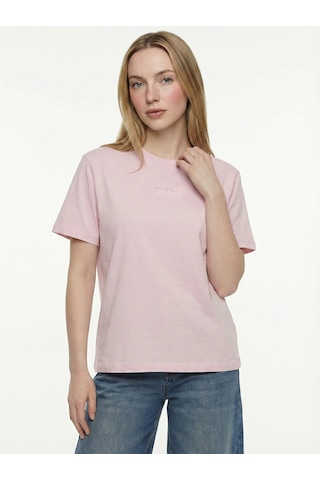 LOFT Oversize Kadın Tshirt K.kol Lf2038720 Q1.v1 Pembe