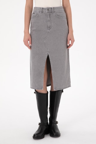 U.s. Polo Assn. Kadın Gri Etek Jean 50293251-dn0025 Gri -