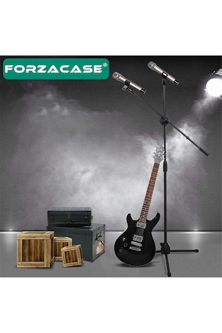 360 Döner Profesyonel Metal Mikrofon Standı 170 Cm - Fc1075