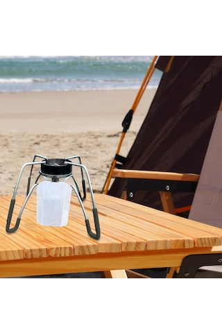 Homyl 4x Kamp Sobası Bacak Örtüsü Sırt Çantasıyla Siyah Siyah