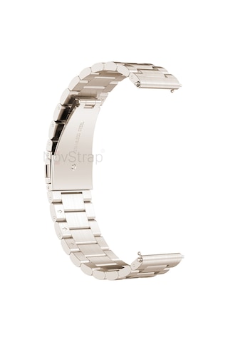 Novstrap Huawei Watch Gt4 41mm İle Uyumlu Kordon 18mm Pimli Çelik Metal Kordon Kayış
