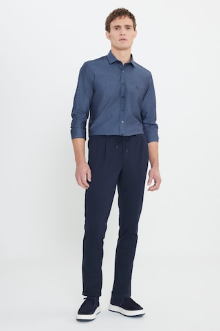 AC&Co / Altınyıldız Classics Erkek Lacı Slim Fit Beli Bağlamalı Yan Cep Esnek Casual Pantolon