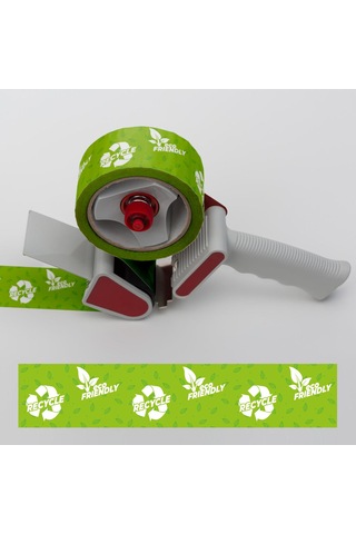 Geri Dönüşüm Yeşil Koli Bandı En:45cm Metraj:66metre 1.adet