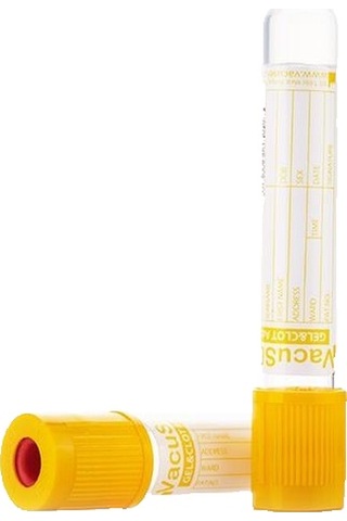 Vacusera Jelli Biyo Kimya Tüpü Sarı 5 ML 100'lü