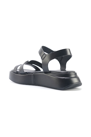 Nine West Velart 5fx Siyah Kadın Kalın Taban Sandalet 000000000101929190 Siyah