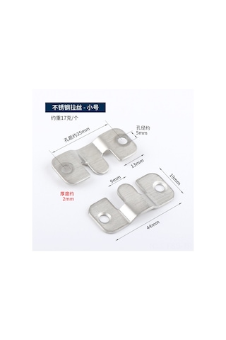 Hfambition Ev Mobilyaları İçin Paslanmaz Çelik Küçük Dağ Formlu Kilitli Bağlantı Elemanı - Ev Gereçleri Sabitleyici, Dayanıklı Ve Kullanımı Kolay