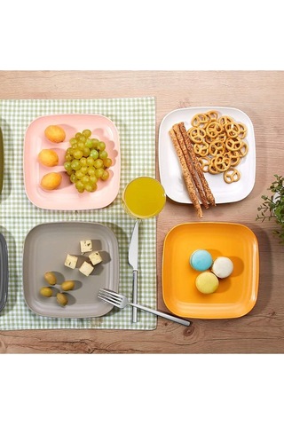 Moncase Çok Amaçlı Tabak 3'lü Set Krem