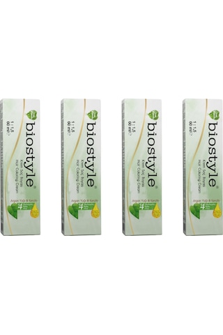 Biostyle Bitki Özlü Argan Ve Keratin 8.43 Sultan Bakırı 4 Adet 60 Ml Saç Boyası Oksidansız