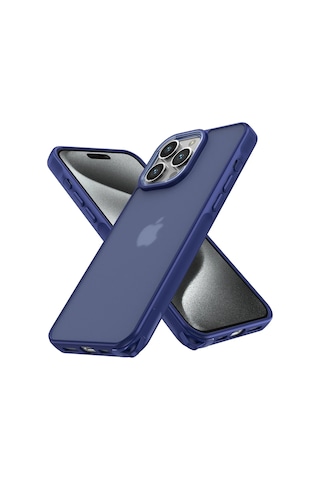 Gld-spt- Newface Apple Uyumlu iPhone 14 Pro Max Kılıf Elegant Kapak - Lacivert