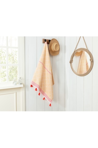 Madame Coco Blancheur Jakarlı Peştemal 1kpstm0109peştamal-sarı