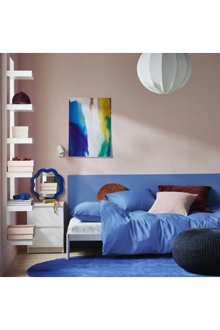 Ikea Pıltandvınge Çift Kişilik Nevresim Takımı 220 X 240 Cm Lacivert