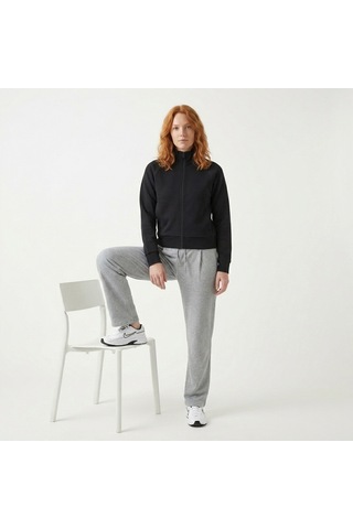 Sportive Kaia Full-zip Kadın Siyah Günlük Stil Eşofman Üstü 26yk0001-syh