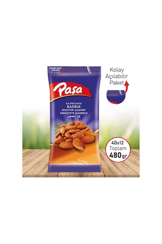 Paşa Kuruyemiş Badem 12 x 40 G