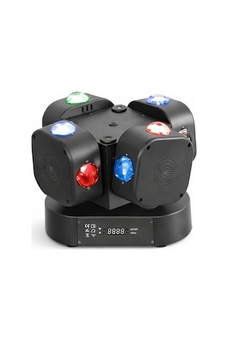 Dj Disko 200w Led Lazer Hareketli Kafa Işık 16x Dönen Işın Rgb Sahne Işığı