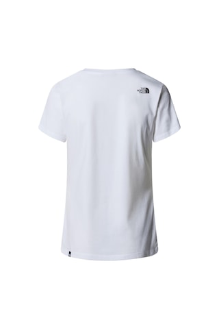 The North Face W S/s Simple Dome Slim Tee Kadın T-shirt-28132-beyaz Beyaz