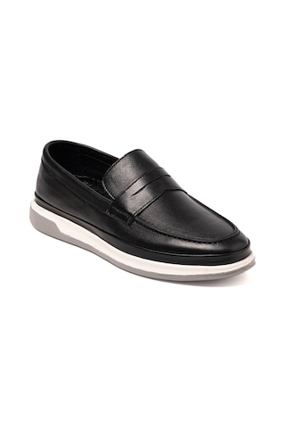 Sneaker Erkek Og-9240 John May 101 Siyah Dolaplı Deri