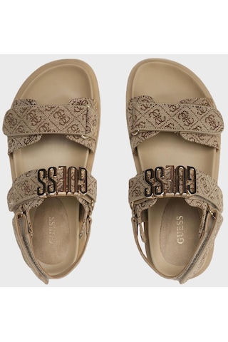 Beige / Brown Kadın Guess Footwear Dress Kadın Sandalet FL6FB2FAL Bej - Kahverengi