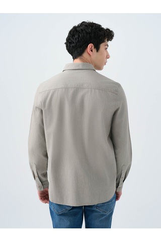 Loft Regular Fit Açık Haki Erkek Gömlek Lf2038615 Açık Haki
