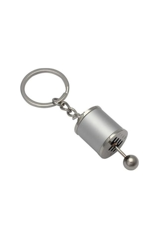 Ams Net Hareketli Araba Vites Anahtarlık Altı Hız Manuel Vites Dişli Shifter Topuzu Metal Anahtarlık