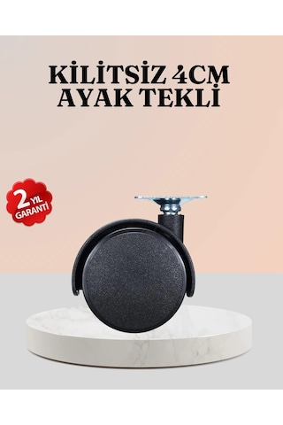 Znv Zenvia Mey İthalat 4 Cm Çap Kilitsiz Tekerlek Ayağı Tekli Hafif Mobilyalar İçin Znv2025 Cmn 6446404