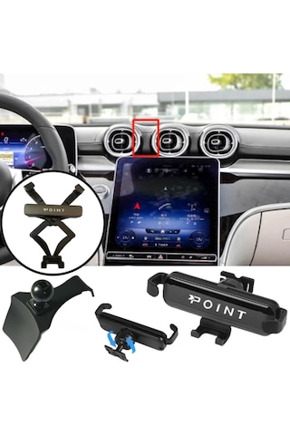 Mercedes Glc Araca Özel Cep Telefon Tutacağı Robotik Oynar Başlıklı 2022 Sonrası Profesyonel Ürün