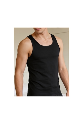 Bolero Erkek Siyah Bambu Atlet, %95 Bambu %5 Elastan