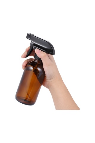 Qingmipy 2'li Kahverengi Cam Sprey Şişe Seti - 8oz Yeniden Doldurulabilir - Saç Bakımı Ve Bahçe İçin İnce Buhar Spreyi