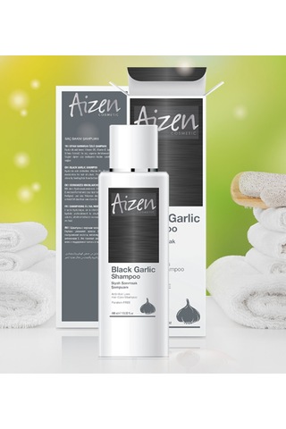 Aizen Cosmetic Siyah Sarımsak Şampuan