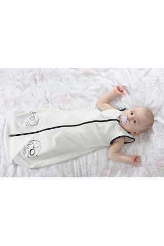 Shonadae Bebek Uyku Tulumu (9-12 Ay) Unisex Beyaz