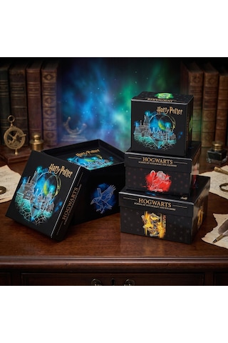 Bakgelal Harry Potter Hogwarts Lisanslı Dekoratif Saklama Kutusu Hogwarts Constellation Takımyıldızı Tasarımlı - 9018982248960