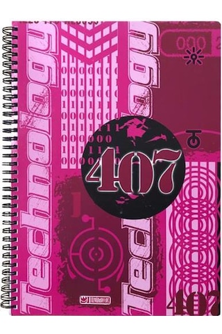 Özgün A4 Karton Kapak Spiralli Defter 120 Yp. Çizgili