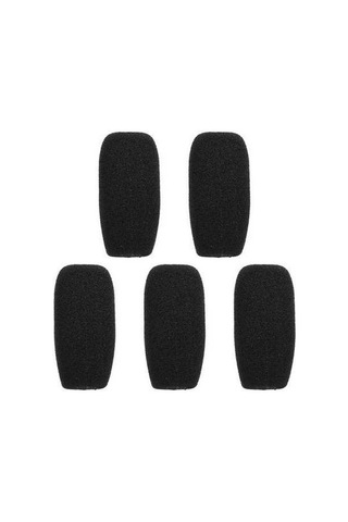 Fortunelane Küçük Mikrofon Köpük Koruması Siyah C Tipi 48mm - 5 Adet