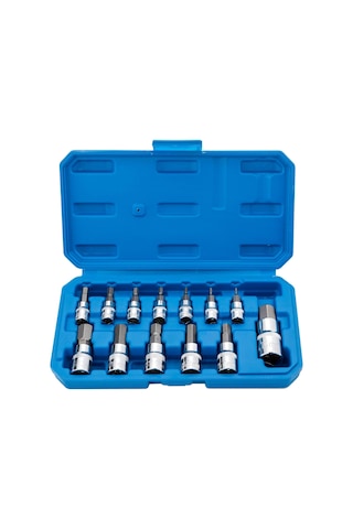 Alight Hex Bit Soket Seti Premium S2 Alaşım Çelik 13 Parça Metrik 2 Mm - 14 Mm Allen Soket Kiti