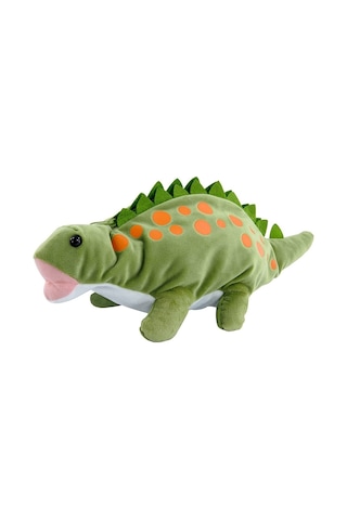 Sevimli Dinozor Desenli Çocuk Kalem Kutusu, Okul Ve Ofis İçin Pratik 3d Kalemlik, Erkek Öğrencilere Özel Şık Kalem Çantası Yeşil