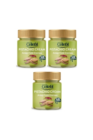 Antep Fıstık Kreması 200 Gr X 3 Adet 3'lü Avantajlı Set