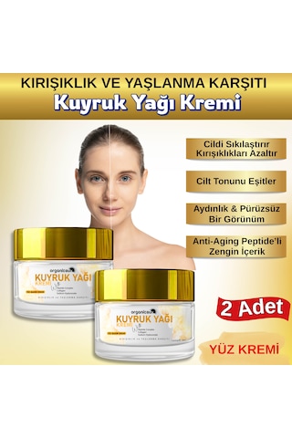 Organicsun Kuyruk Yağı Kremi 2'li Set