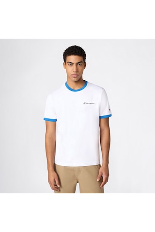 Champion Ss Regular Fit Erkek Beyaz T-shirt 222168 2800324