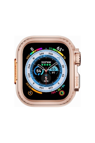 Watch 7 45mm To Watch Ultra 49mm Kasa Dönüştürücü Mrsa Watch Gard 33 - Rose Gold