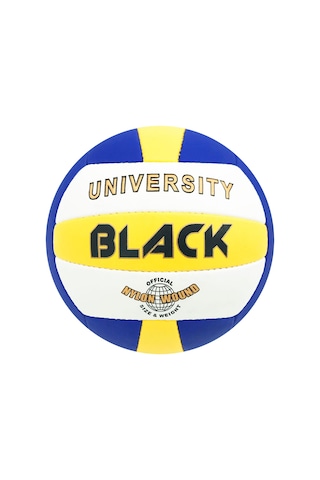 Black University BLK-015 El Dikişli Voleybol Topu Mavi Sarı Mavi - Sarı