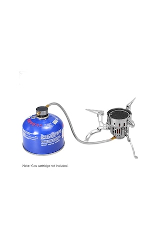 Ranyeek Kuru Dış Mekan Kamping Isıtıcı - Entegre Ateşleme Yok - Gri - 3500w Inframeri Isı Kaynağı, Paslanmaz Çelik, 225g Hafif Tasarım Gri