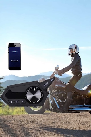 Lexroo Motorcu Kulaklığı Kask Kulaklığı Anc Özelliği Sesli Görüşme Özelliği