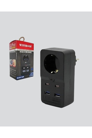 Zenvia Isıya Dayanıklı Pc Gövdeli Akım Korumalı Priz 4 Usb Znv2026 Belirtilmemiş