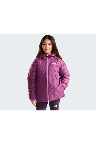 The North Face G Reversıble Perrıto Hooded Jacket Çocuk Outdoor Montu Nf0a88ueg6e1 Mor