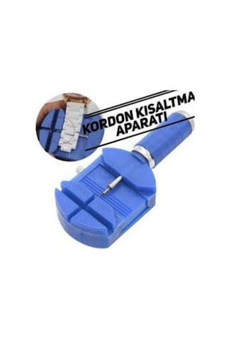 Saat Kordonu Kısaltma Sehpası Vidalı Mengene Model Sarı Veya Mavi