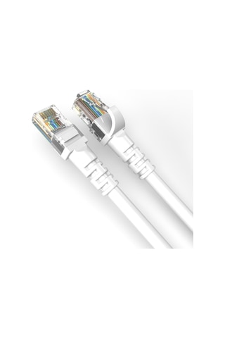 Derkab 30 Metre Cat6 Network-ağ-ethernet Kablosu Beyaz