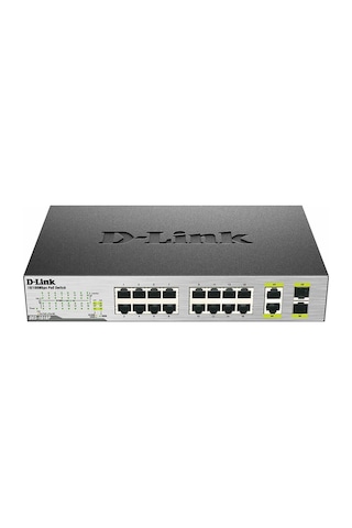 Des-1018p 8 Port 10/100mbps +8 Port Poe + 2 Port Combo 80 Watt Metal Kasa Rackmount Swıtch-130315