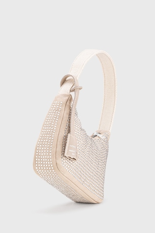 Housebags Kadın Bej Taşlı Omuz Çantası 222 Bej