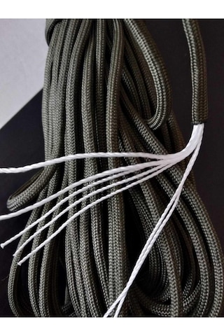 Paracord Dünyası Askeri Yeşil Paracord 550 4mm 7 Çekirdek Paraşüt Ipi 5 Metre Yeşil