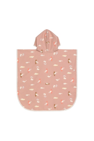 Lassig Dolphin Uv Korumalı Plaj Çocuk Panço Peach Diğer